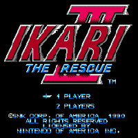 Ikari III - The Rescue Title Screen